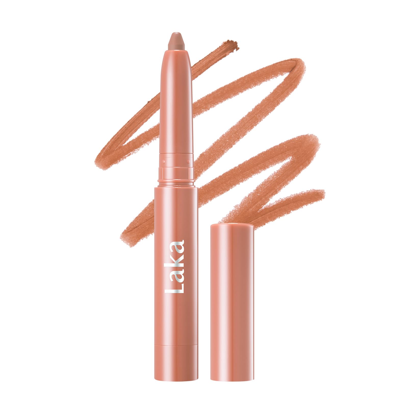 Laka Lip Liner, Pink Lip Liner, Rich Cream Glide Texture, Semi-Matte Finish for Shaping Lips, Smooth Application, K-Beauty​, Korean Makeup, 0.02oz, #02 Suede Pink