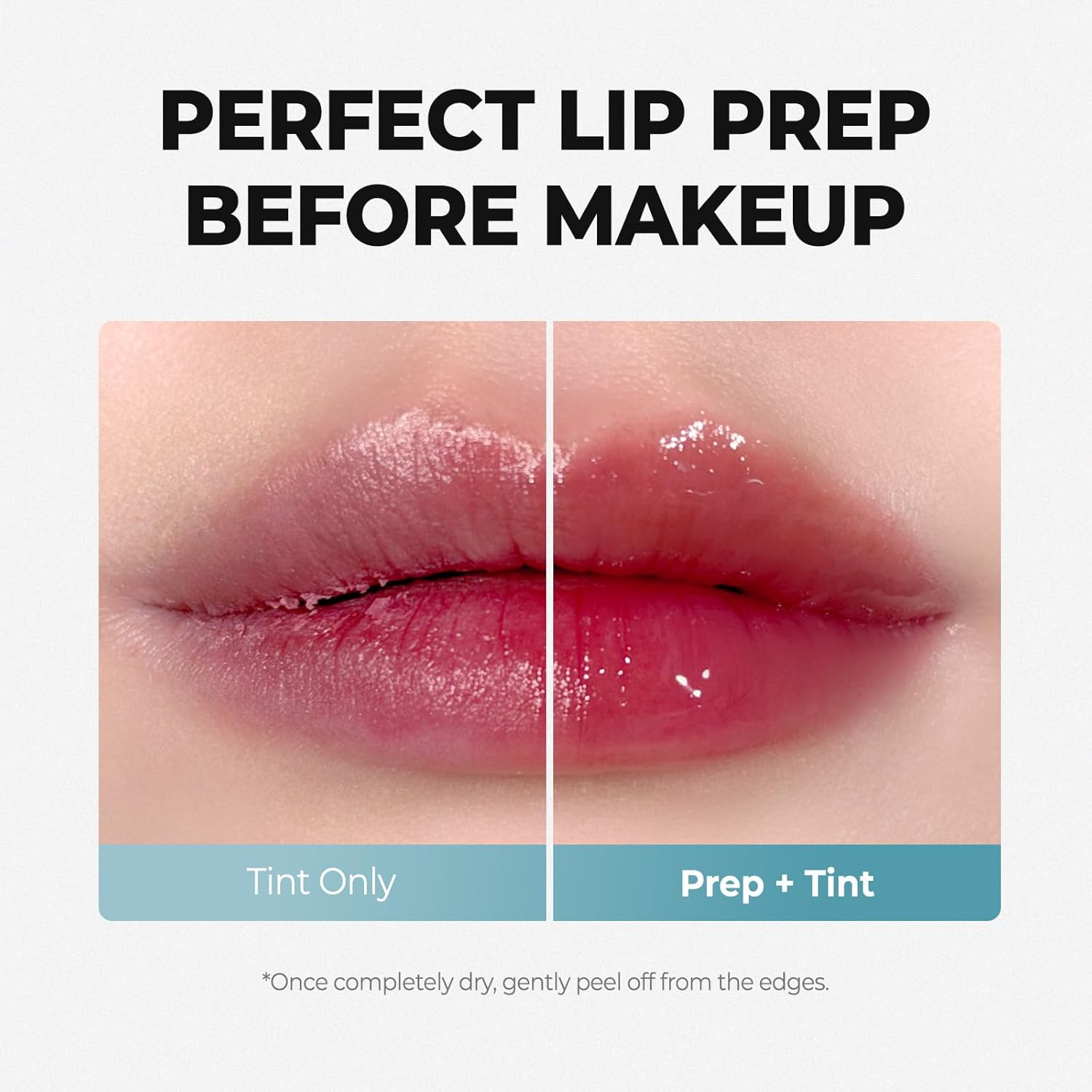 Laka Soothing Prep Lip Mask, Cooling Peel Off Korean Lip Mask, Gentle Exfoliator for Lips, Hygienic & Easy Application, Daily Lip Care, K-Beauty​, 0.33 fl.oz
