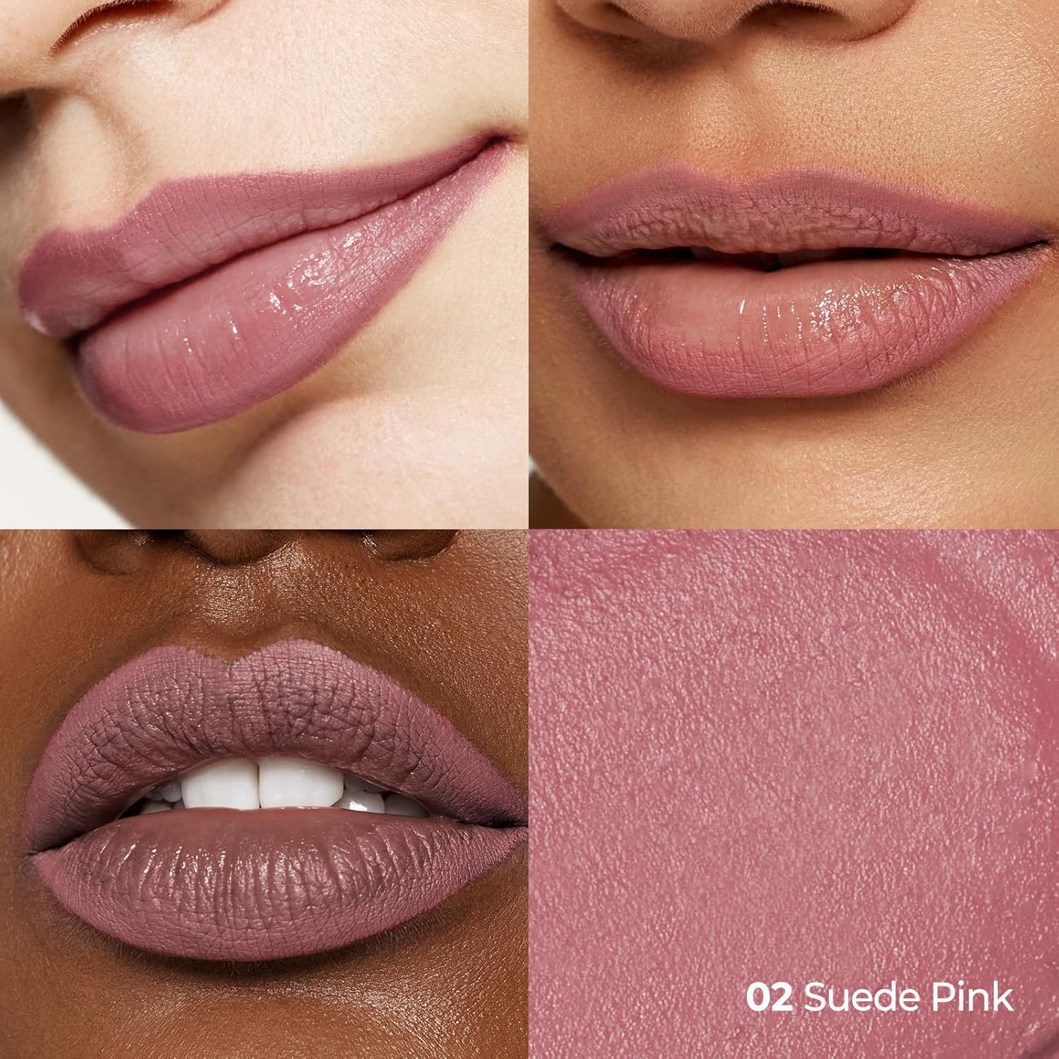 Laka Lip Liner, Pink Lip Liner, Rich Cream Glide Texture, Semi-Matte Finish for Shaping Lips, Smooth Application, K-Beauty​, Korean Makeup, 0.02oz, #02 Suede Pink